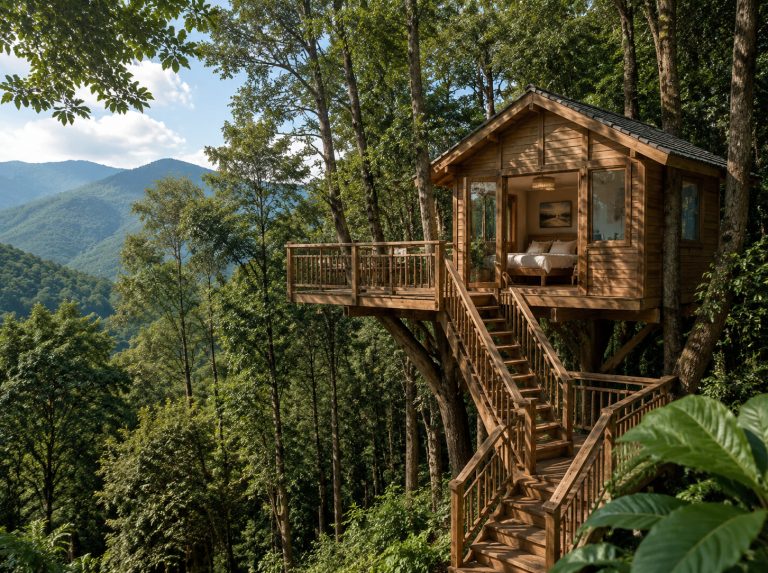 万山区景区悬空树屋